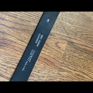Esprit Accessories - Esprit Belt 90’s black leather w/ silver hardware Esprit Accessories - Esprit Belt 90’s black leather w/ silver hardware